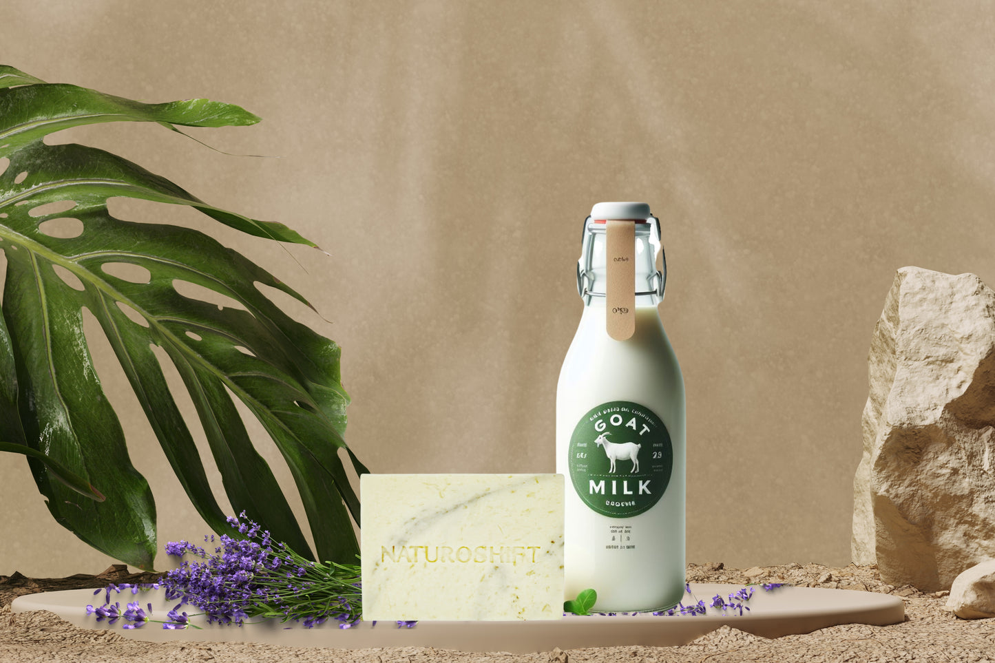 Goat Milk & Lavender Cold Processed Soap