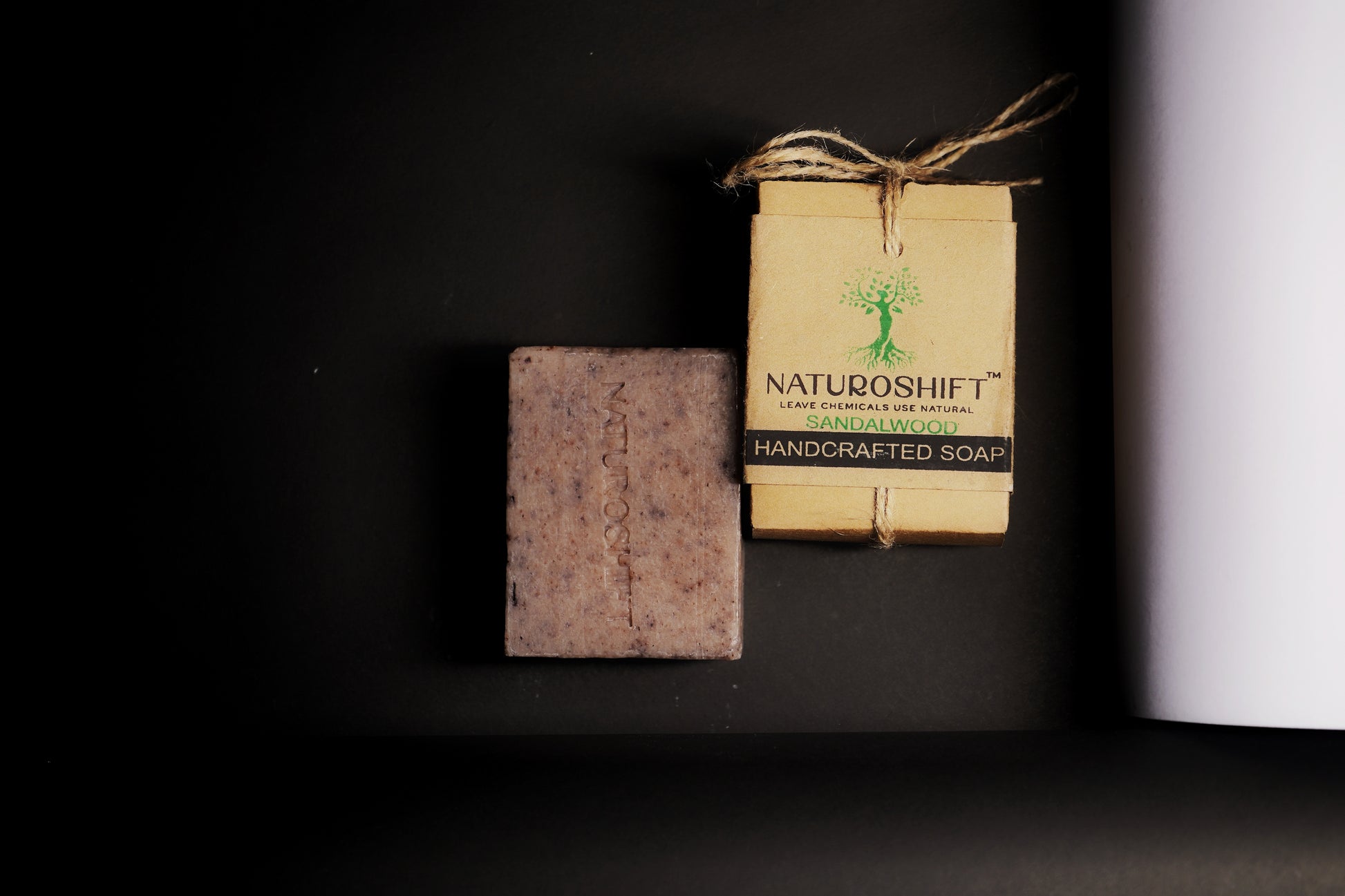 Pure Comfort: NaturoShift's Simple Sandalwood Soap, a calming touch for your everyday routine